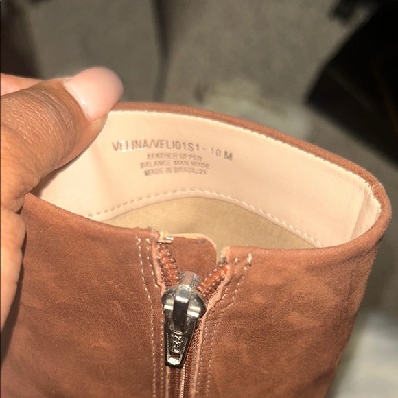 Steve Madden Brown Pointed-Toe Ankle Boots - Picture 2 of 3